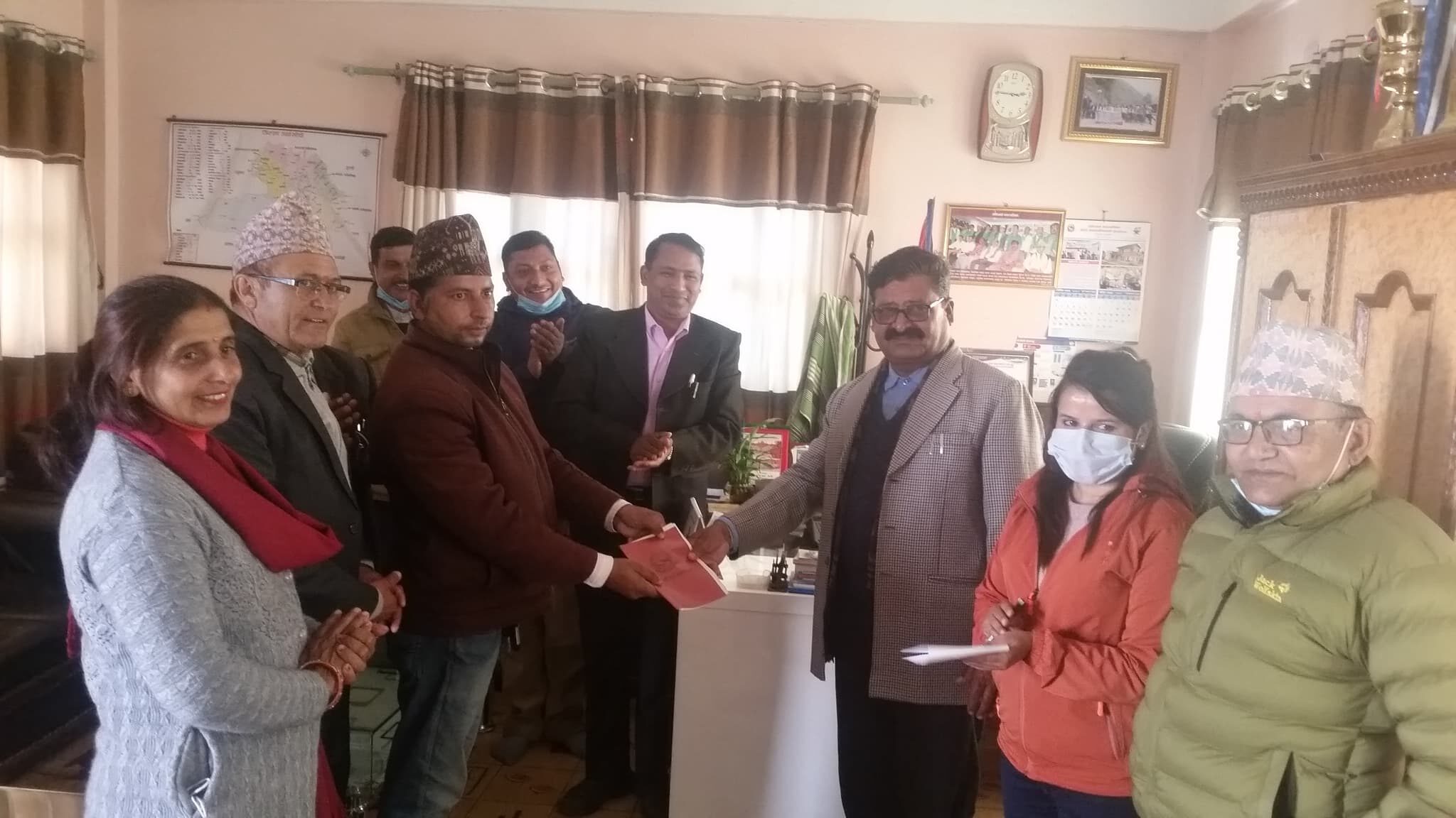 वडा कार्यलय र स्वास्थ्य चौकी बनाउन निशुल्क जग्गा